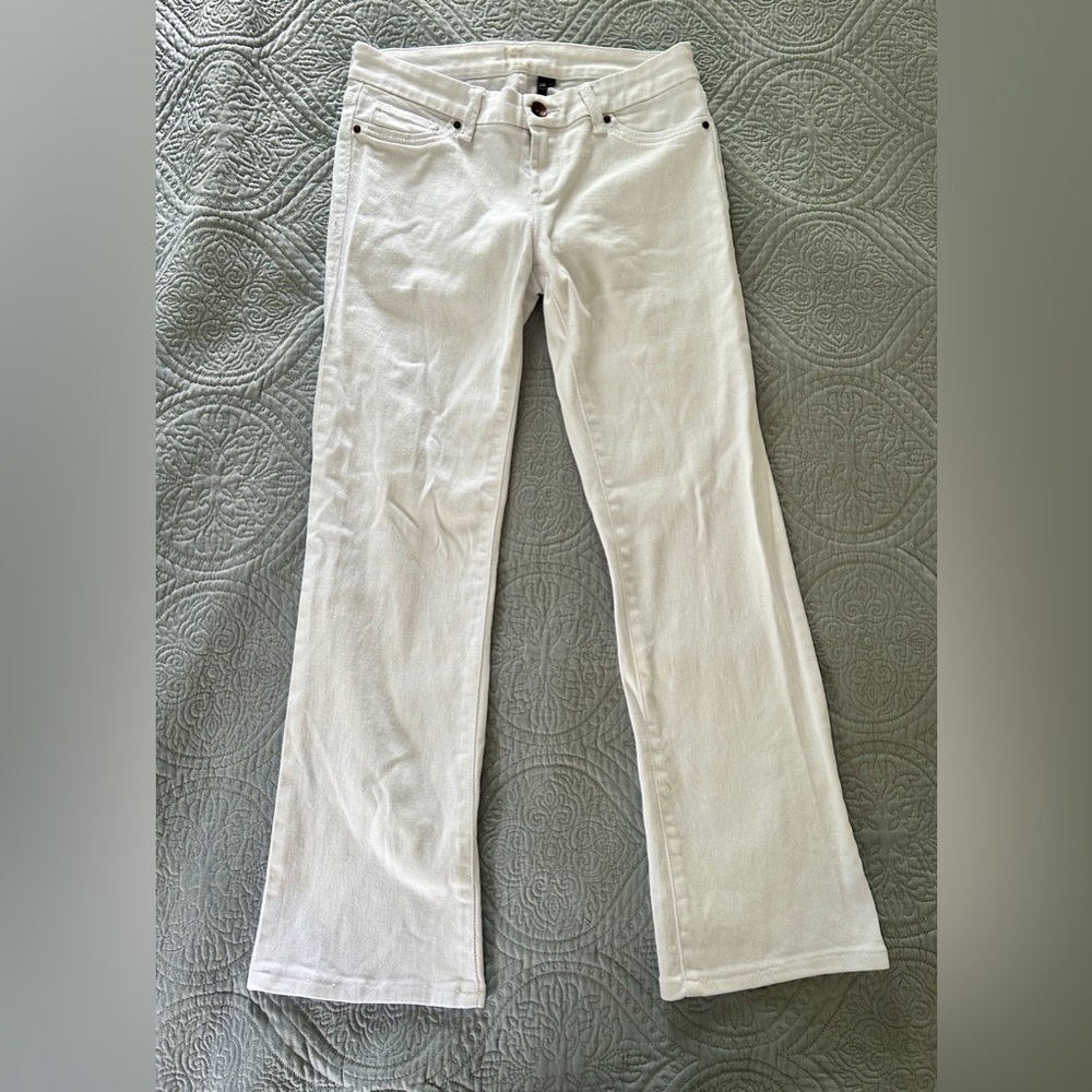 !iT Jeans White Curvy Slim Boot size 28 NWOT